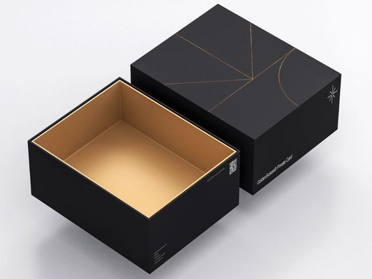 Rigid gold foil boxes